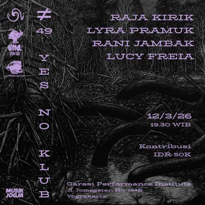Flyer for YNK#49, 12 March 2026