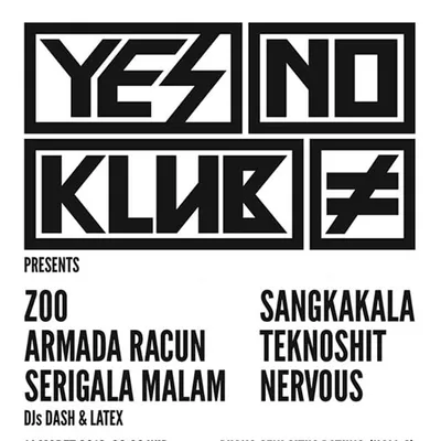 Flyer for YNK#01, 14 March 2010