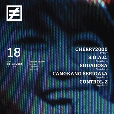 Flyer for YNK#18, 8 July 2012