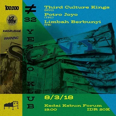 Flyer for YNK#32.3, 8 March 2018