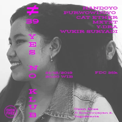 Flyer for YNK#39, 21 December 2019