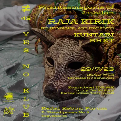 Flyer for YNK#43, 29 July 2023