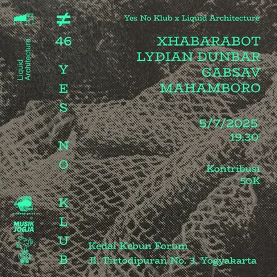 Flyer for YNK#47, 5 July 2025