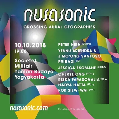 Flyer for YNK#Nusasonic, 10 October 2018